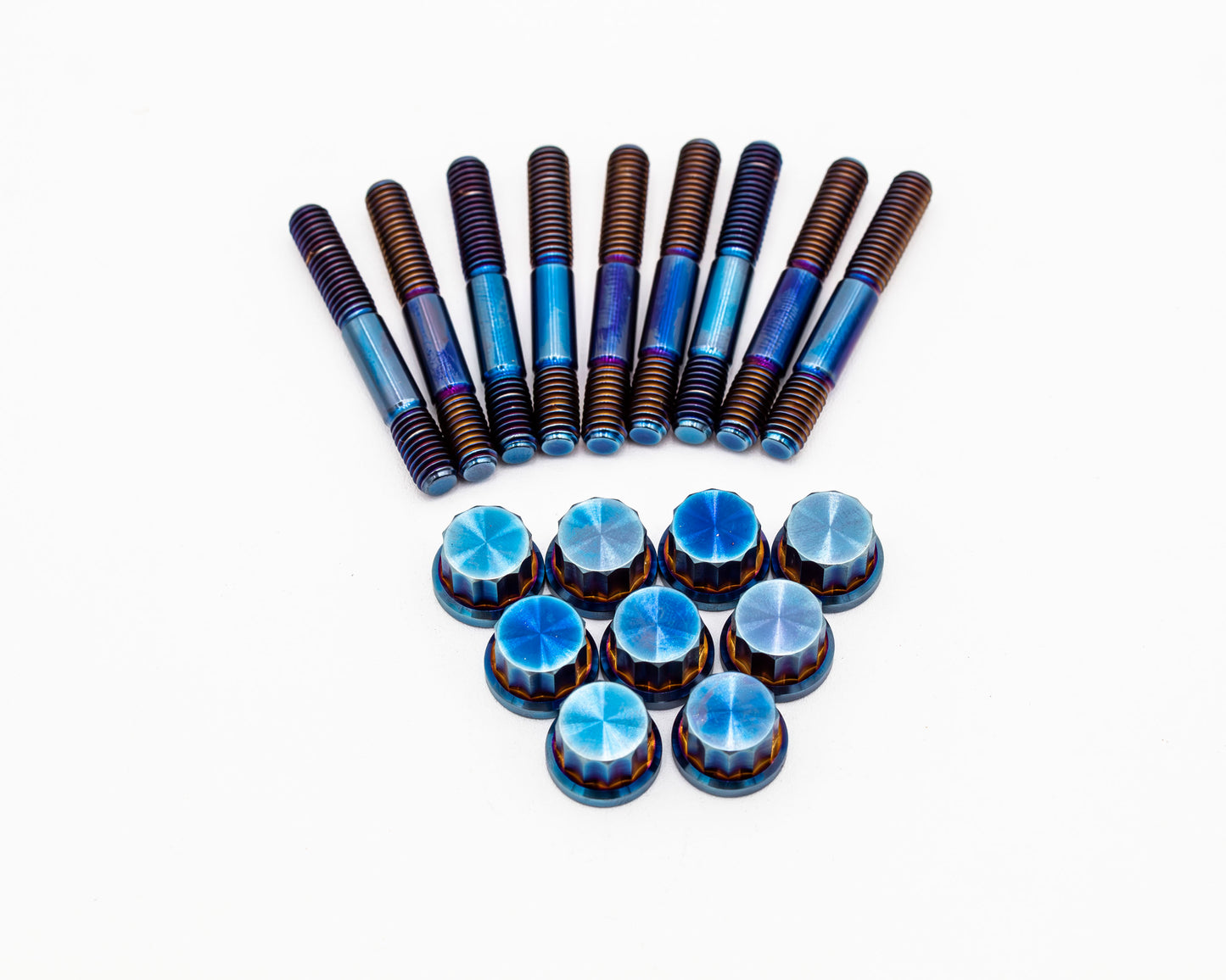 VW / AUDI 1.8T 20V Valve Cover Titanium Stud & Nut Kit 12PT – M6 –  9 pcs