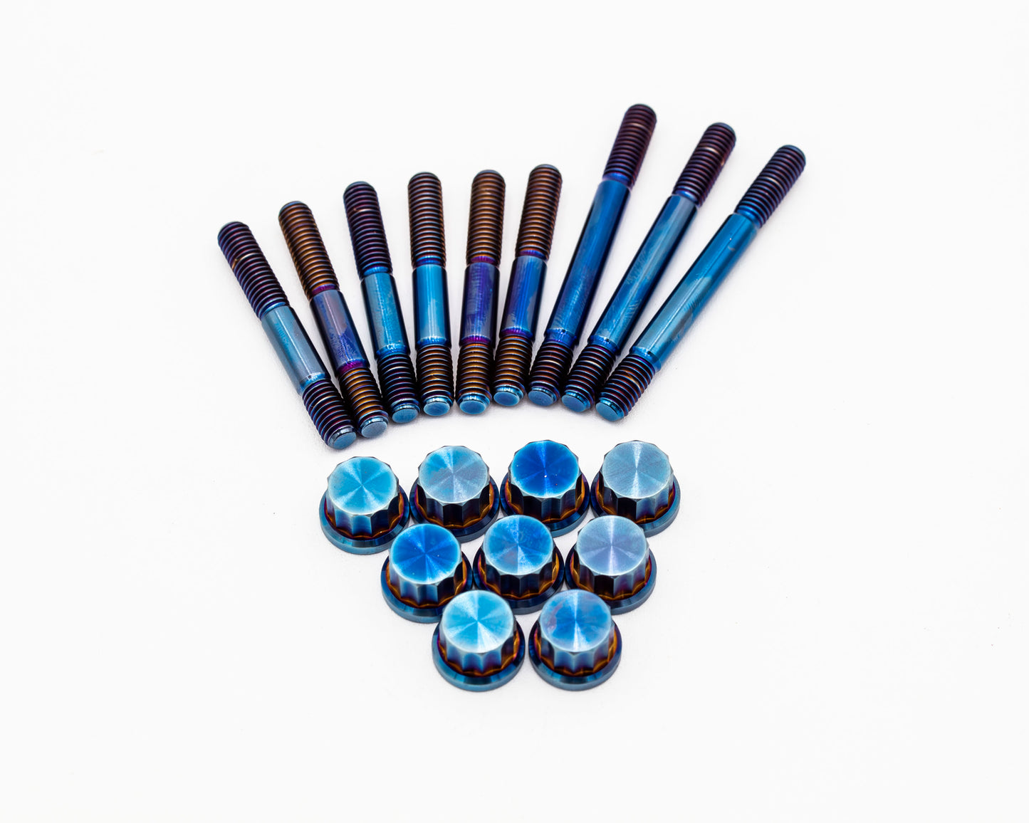 VW / AUDI 1.8T 20V Valve Cover Titanium Stud & Nut Kit 12PT – M6 –  9 pcs