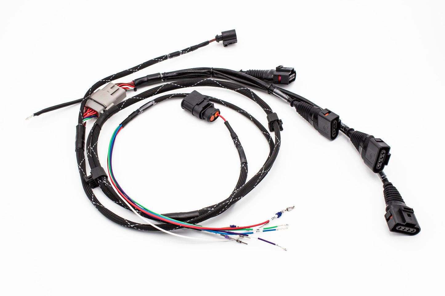 1.8T Ignition Coil Pack Replacement Harness V4 High Temp Silicone Fiberglass Shielding - 1J0 971 658 L -