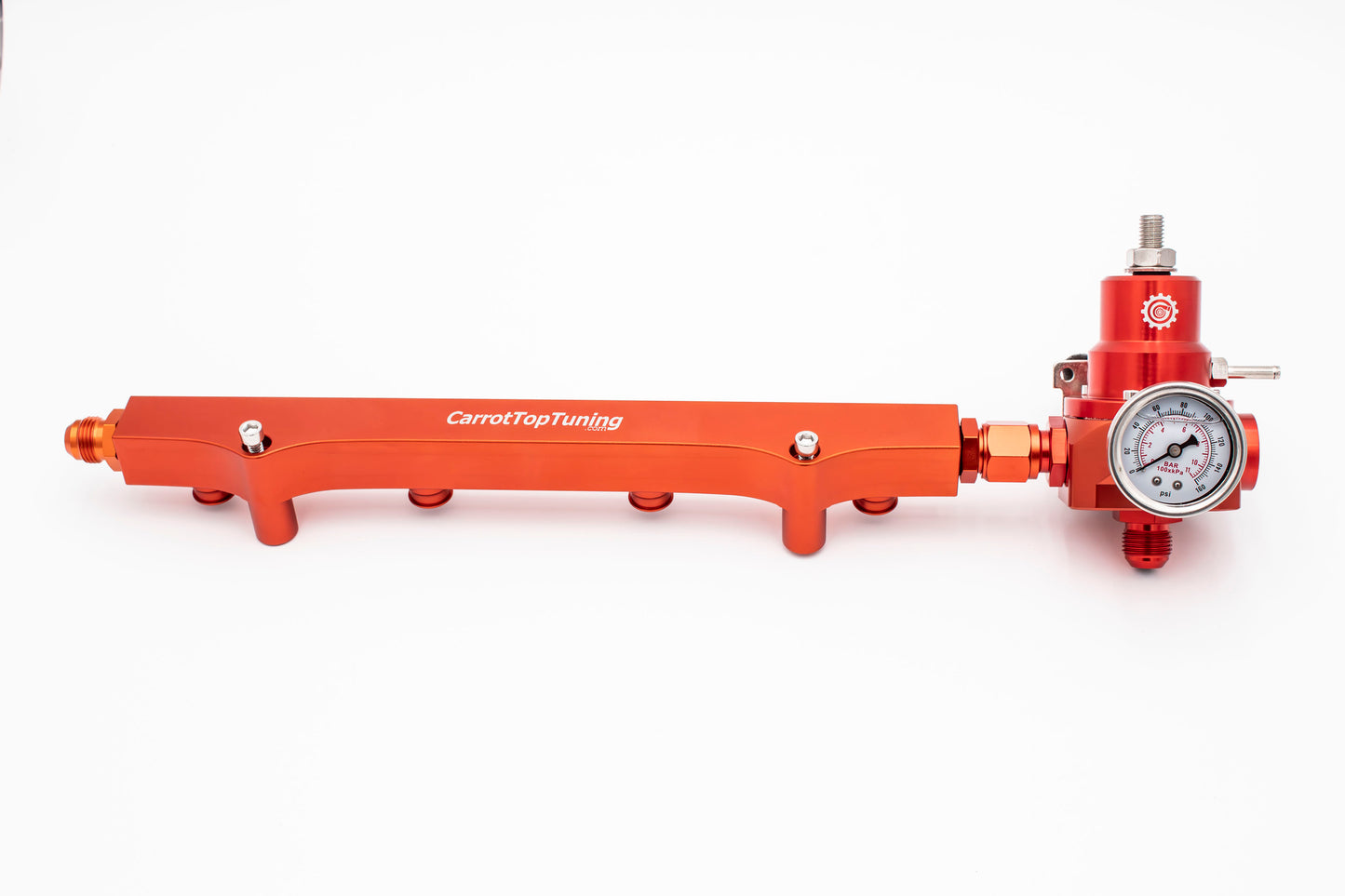 1.8T High Flow Fuel Rail w/ Adjustable FPR (Fuel Pressure Regulator) | AN Fitting Ready | Audi Volkswagen