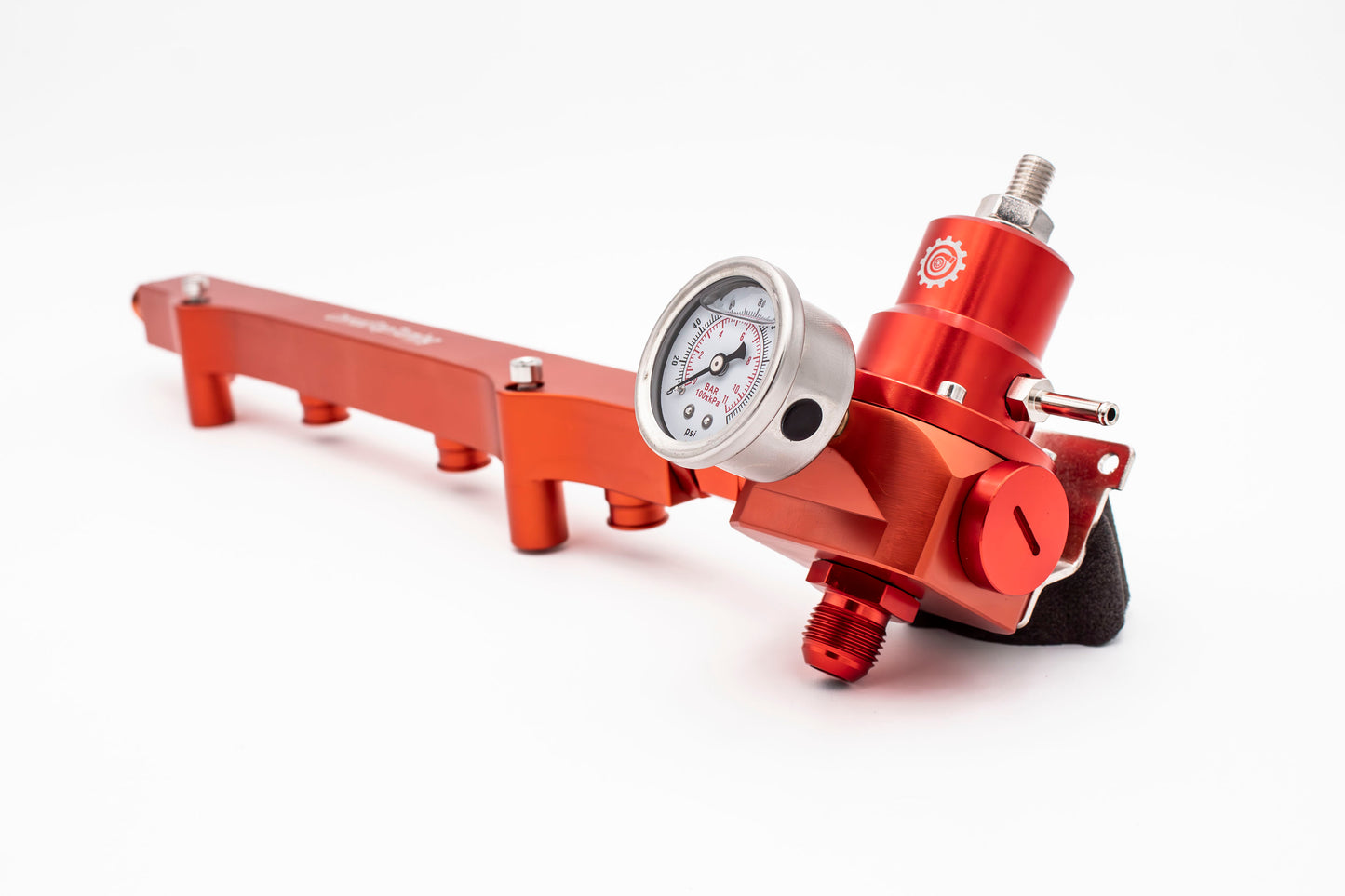 1.8T High Flow Fuel Rail w/ Adjustable FPR (Fuel Pressure Regulator) | AN Fitting Ready | Audi Volkswagen