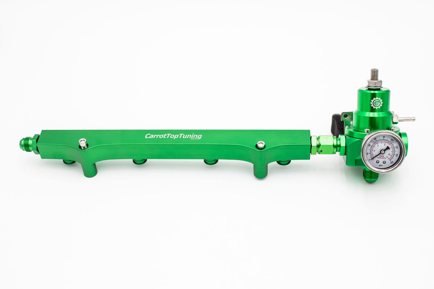 1.8T High Flow Fuel Rail w/ Adjustable FPR (Fuel Pressure Regulator) | AN Fitting Ready | Audi Volkswagen