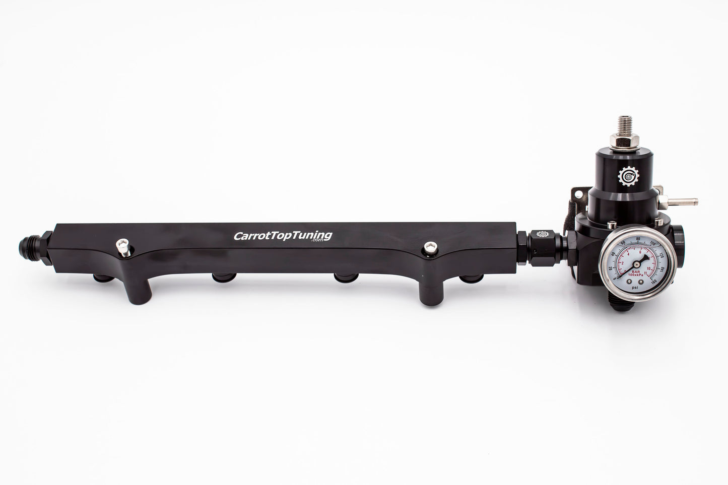 1.8T High Flow Fuel Rail w/ Adjustable FPR (Fuel Pressure Regulator) | AN Fitting Ready | Audi Volkswagen