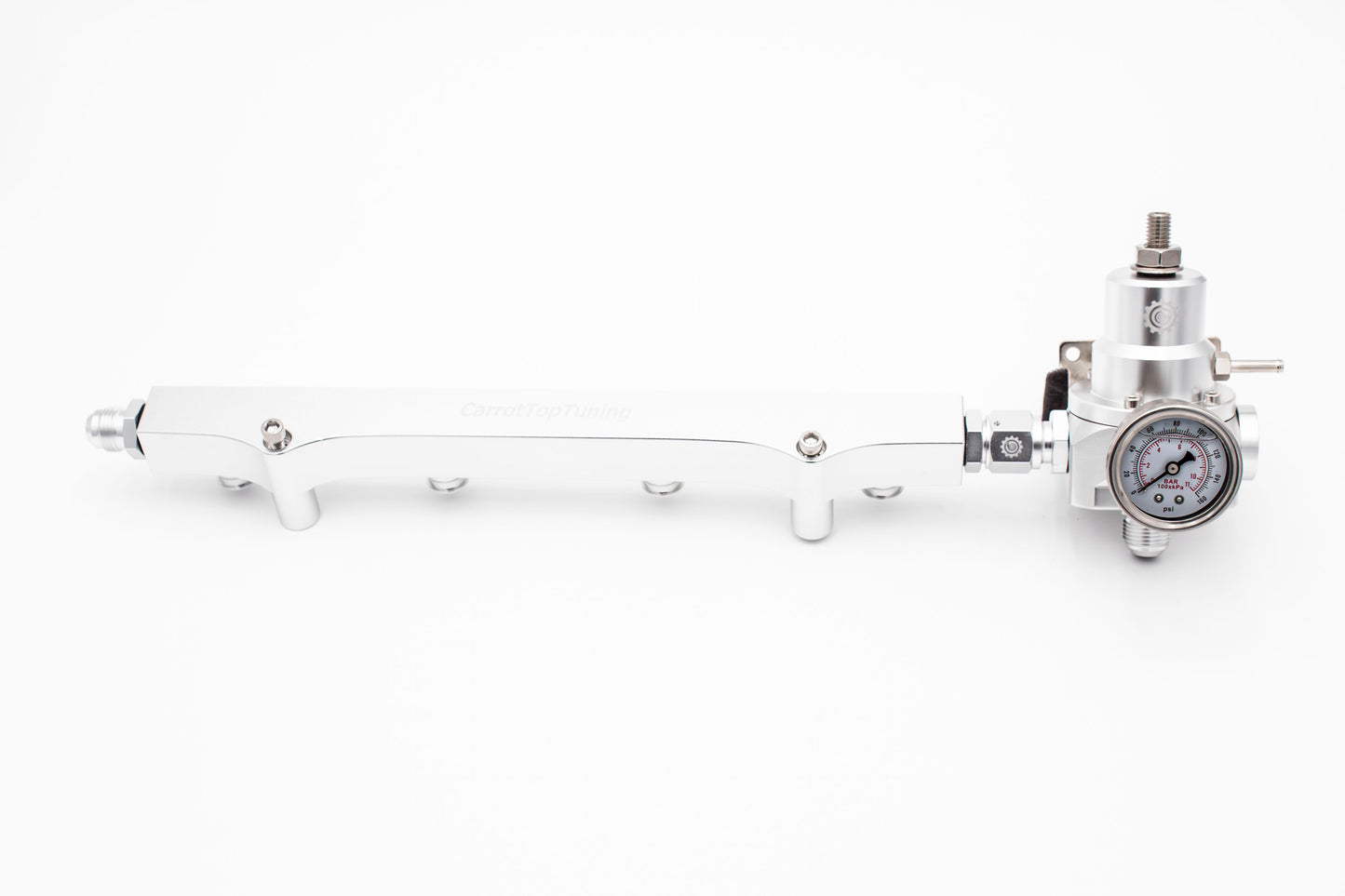 1.8T High Flow Fuel Rail w/ Adjustable FPR (Fuel Pressure Regulator) | AN Fitting Ready | Audi Volkswagen