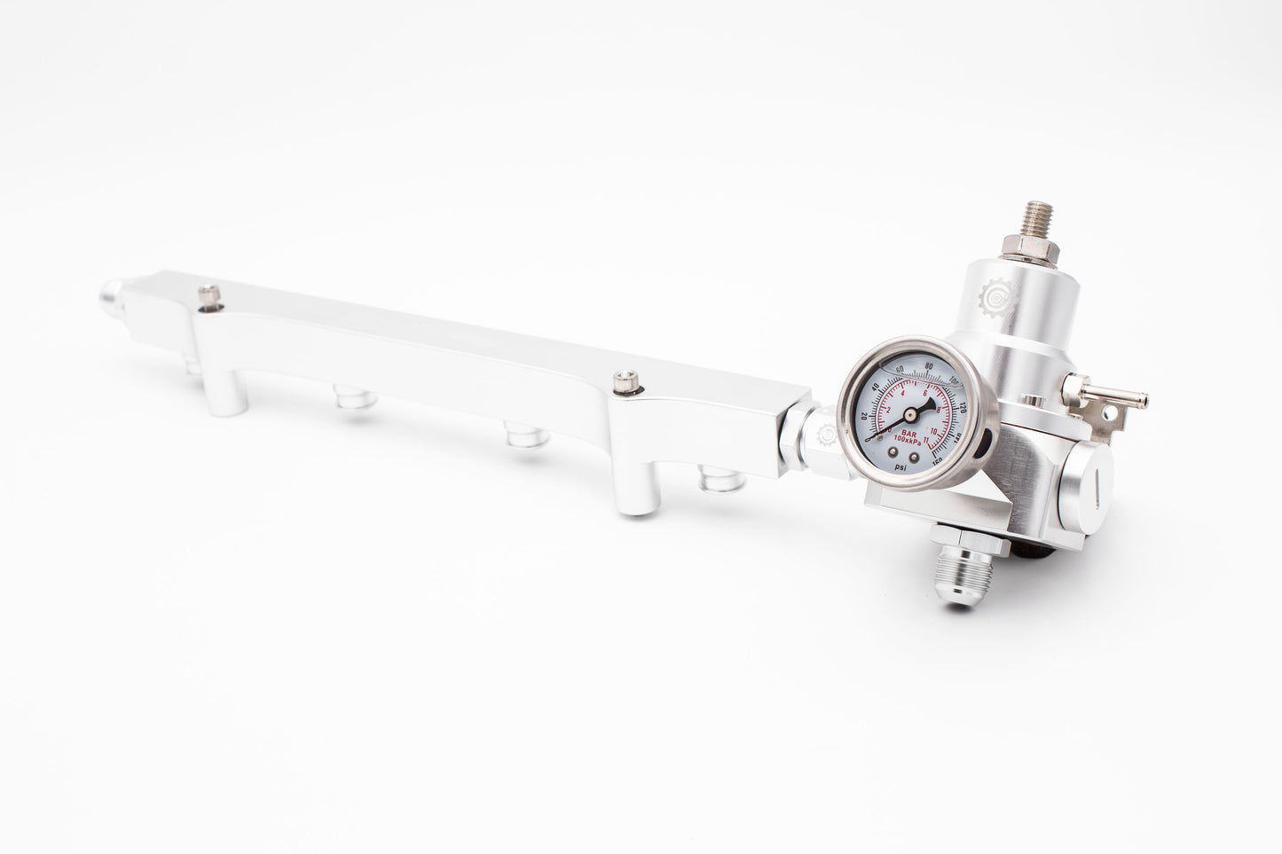 1.8T High Flow Fuel Rail w/ Adjustable FPR (Fuel Pressure Regulator) | AN Fitting Ready | Audi Volkswagen