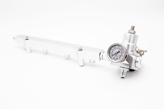 1.8T High Flow Fuel Rail w/ Adjustable FPR (Fuel Pressure Regulator) | AN Fitting Ready | Audi Volkswagen