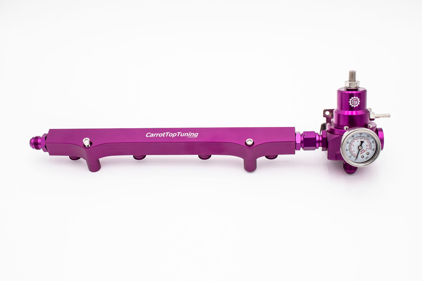 1.8T High Flow Fuel Rail w/ Adjustable FPR (Fuel Pressure Regulator) | AN Fitting Ready | Audi Volkswagen