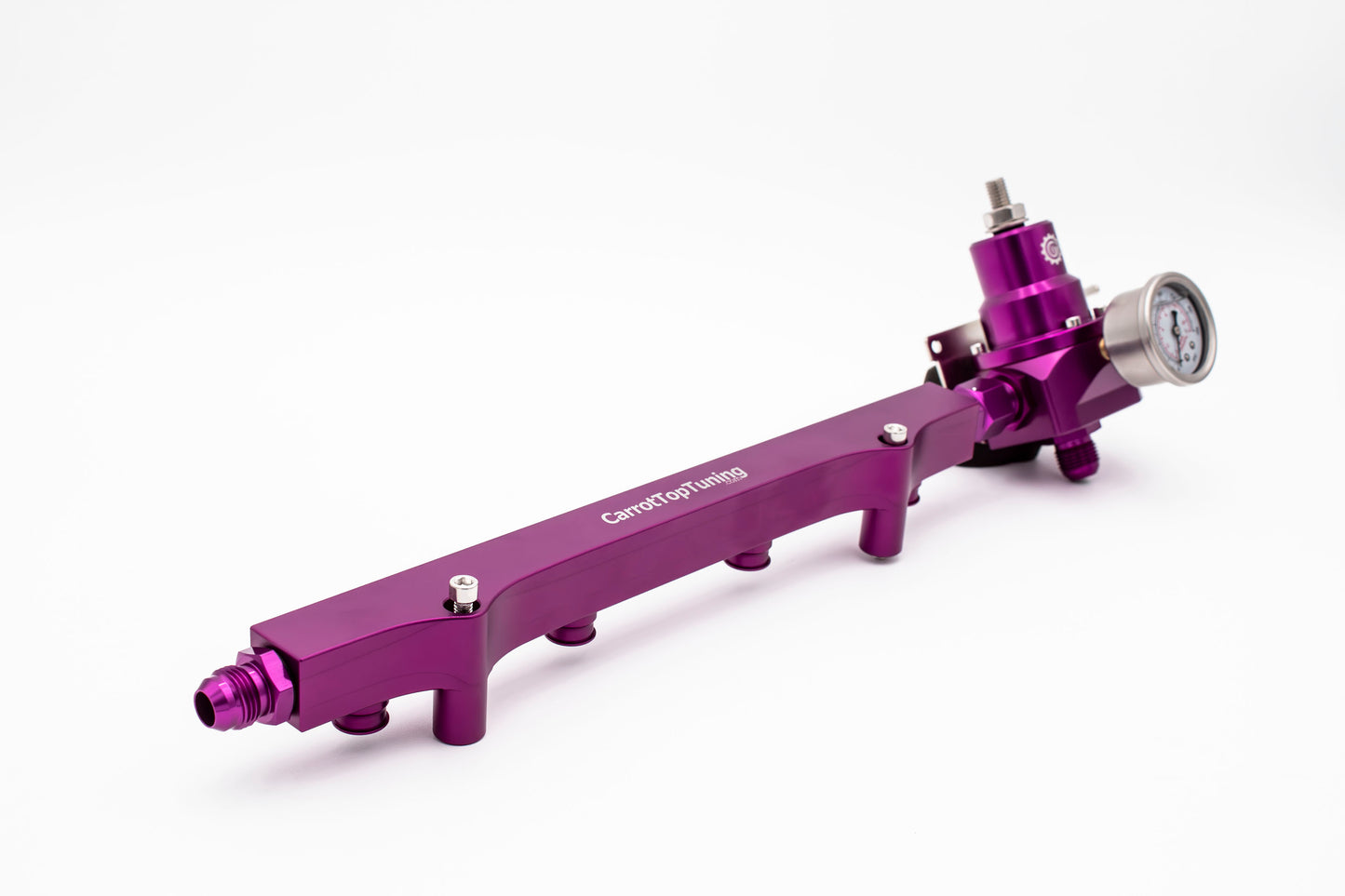 1.8T High Flow Fuel Rail w/ Adjustable FPR (Fuel Pressure Regulator) | AN Fitting Ready | Audi Volkswagen