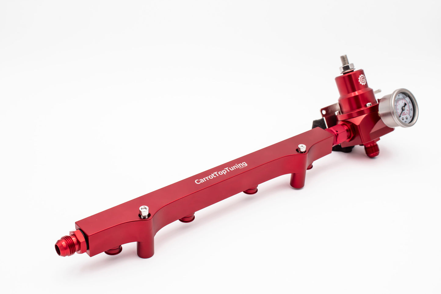 1.8T High Flow Fuel Rail w/ Adjustable FPR (Fuel Pressure Regulator) | AN Fitting Ready | Audi Volkswagen