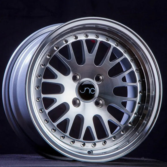 JNC001 Silver Machined Face JNC Wheels