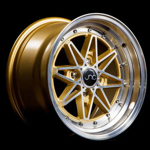 JNC002 Gold Machined Face JNC Wheels