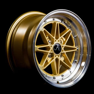 JNC002 Gold Machined Lip JNC Wheels