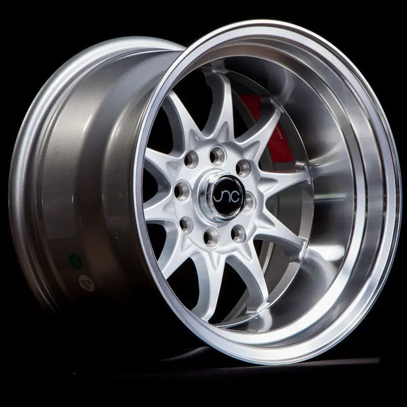 JNC003 Silver Machined Lip JNC Wheels