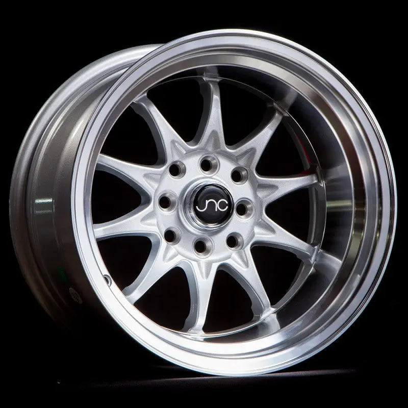 JNC003 Silver Machined Lip JNC Wheels