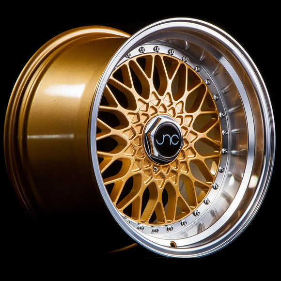 JNC004 Gold Machined Lip JNC Wheels