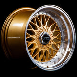 JNC004 Gold Machined Lip JNC Wheels
