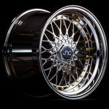 JNC004 Platinum Gold Rivets JNC Wheels