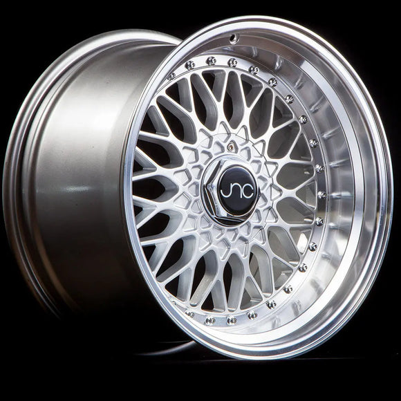 JNC004 Silver Machined Lip JNC Wheels