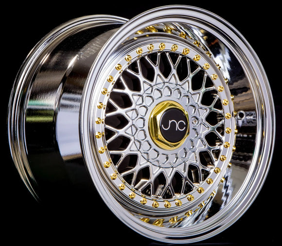 JNC004S Platinum Gold Rivets JNC Wheels
