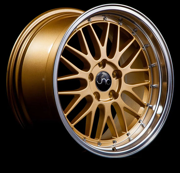 JNC005 Gold Machined Lip JNC Wheels