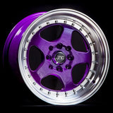 JNC010 Candy Purple Machined Lip JNC Wheels