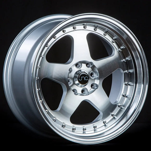 JNC010 Silver Machined Face JNC Wheels