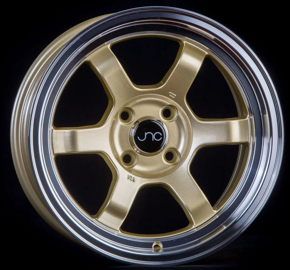 JNC013 GOLD Machined Lip JNC Wheels