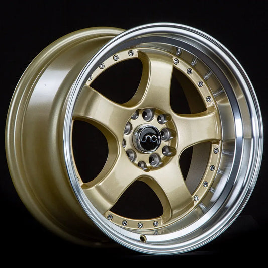 JNC017 Gold Machined Lip JNC Wheels