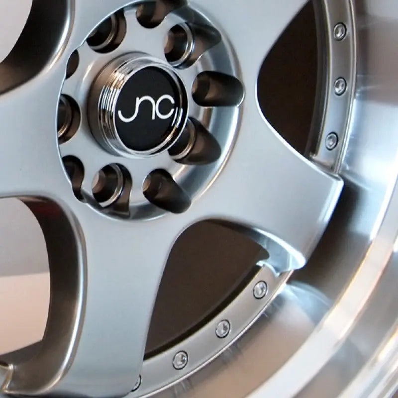 JNC017 Hyper Black Machined Lip JNC Wheels