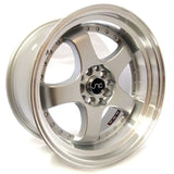 JNC017 Silver Machined Lip JNC Wheels