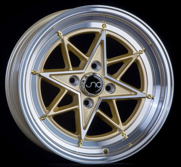 JNC025 GOLD Machined Face Gold Rivets JNC Wheels