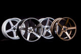 JNC026 Silver Machined Face JNC Wheels