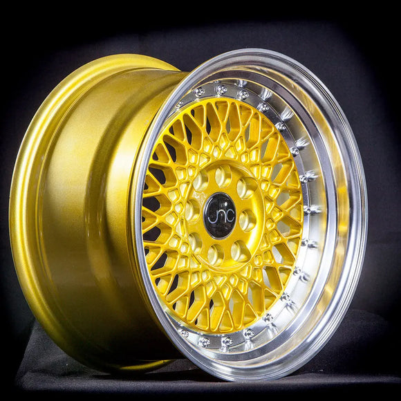 JNC031 Candy Gold Machined Lip JNC Wheels