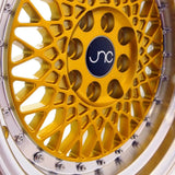 JNC031 Candy Gold Machined Lip JNC Wheels