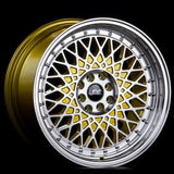JNC031 Gold Machined Face JNC Wheels