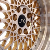 JNC031 Gold Machined Face JNC Wheels