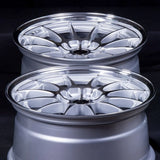 JNC033 Silver Machined Face JNC Wheels