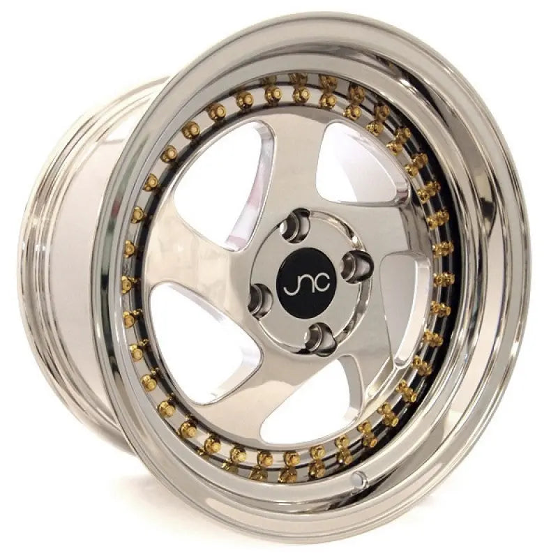 JNC034 Platinum Gold Rivets JNC Wheels