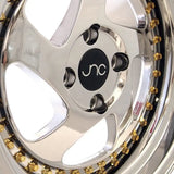 JNC034 Platinum Gold Rivets JNC Wheels