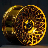 JNC043 Platinum Gold JNC Wheels