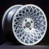 JNC043 Silver Machine Face JNC Wheels