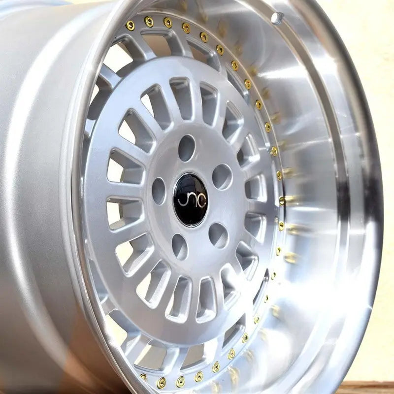 JNC046 Silver Machined Face JNC Wheels