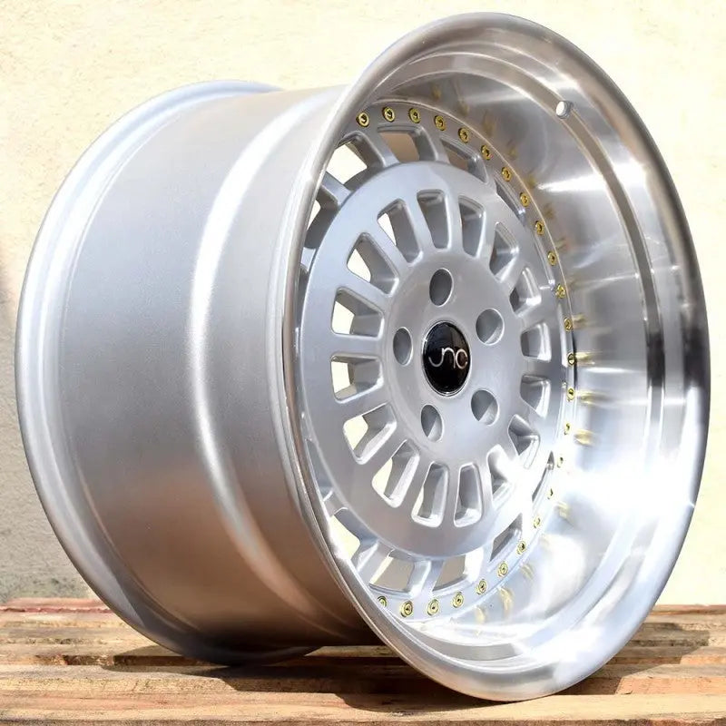 JNC046 Silver Machined Face JNC Wheels