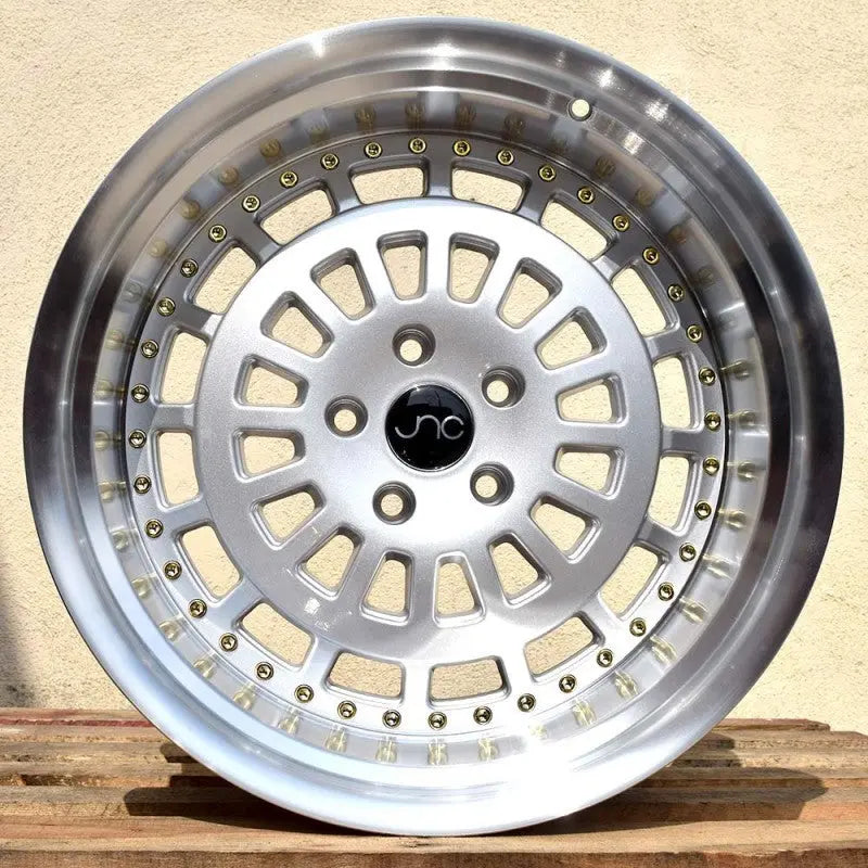 JNC046 Silver Machined Face JNC Wheels
