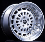 JNC046 Silver Machined Face JNC Wheels