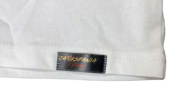 Jackspania Racing Logo Short Sleeve Crew T-Shirt Cotton Large US JSR-DRP