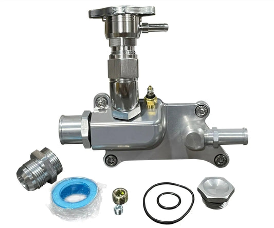 K Series Upper Coolant Housing Temp Sensor Elbow Filler Neck Hose K20Z3 K24 16AN JSR-DRP