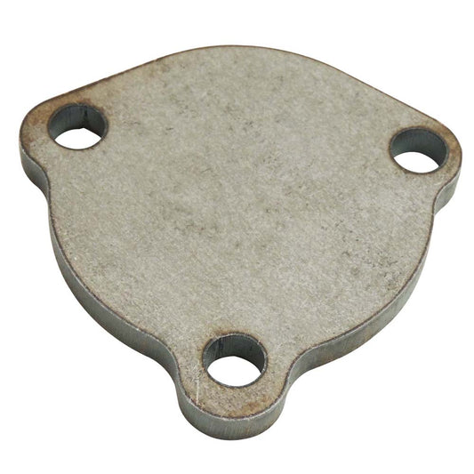 L fitting wastegate block off flange