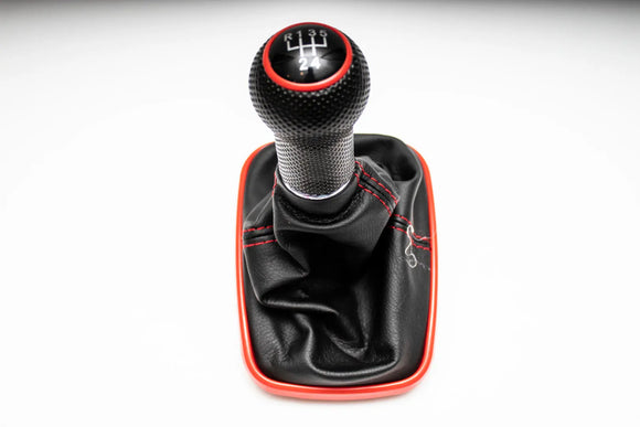 MK4 Shift Knob Volkswagen GTI Jetta Golf R32 - OEM Fitment - 5 Speed - Red Carrot Top Tuning