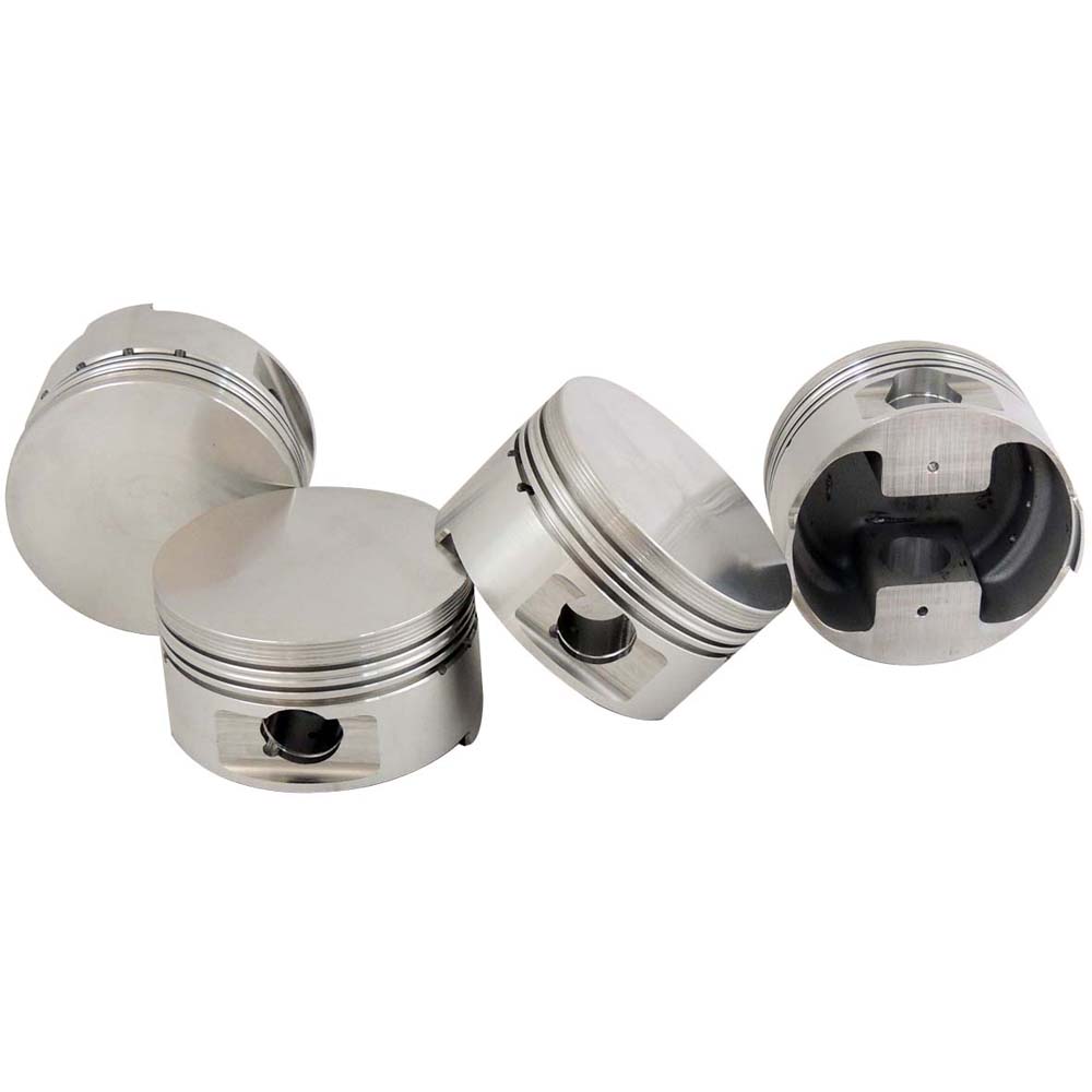 Forged flat top piston and rings set 83.5mm VW ABA 2.0L 8V + VW 159mm x 20mm High Performance Steel Basic Connecting Rod set 3/8" bolt (1000hp)